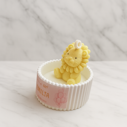 ✨Leoncito en Maceta Baby Shower– $74.10 c/u desde 25 pzas