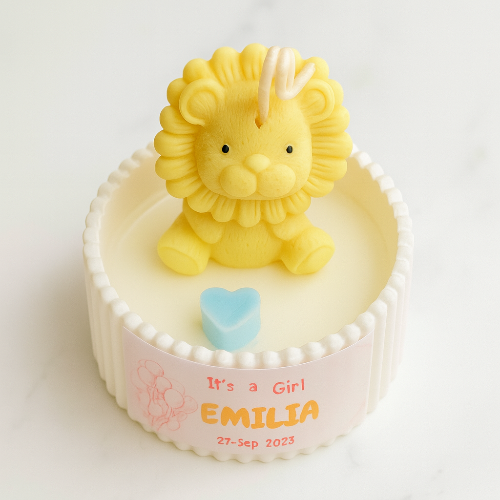 ✨Leoncito en Maceta Baby Shower– $74.10 c/u desde 25 pzas