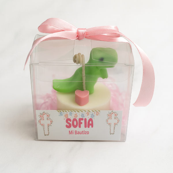 ✨Dinosaurio Bautizo– $61.75 c/u desde 25 pzas