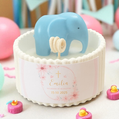 ✨Elefante en Maceta Bautizo– $70.30 c/u desde 25 pzas