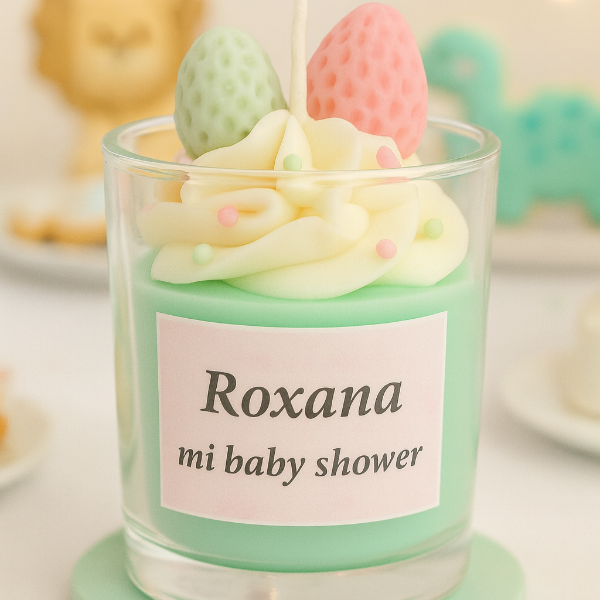 ✨Malteada de Fresa Baby Shower – $84.55 c/u desde 25 pzas