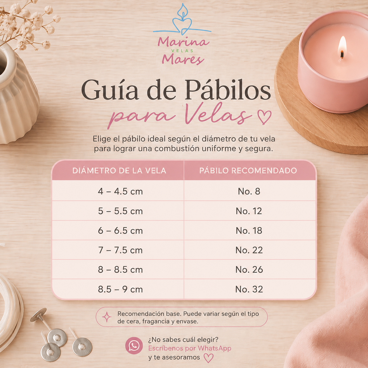 ✨ Pabilos Armados con Ficha 20 cm | Calibres 8–32 | 10 y 25 pzas