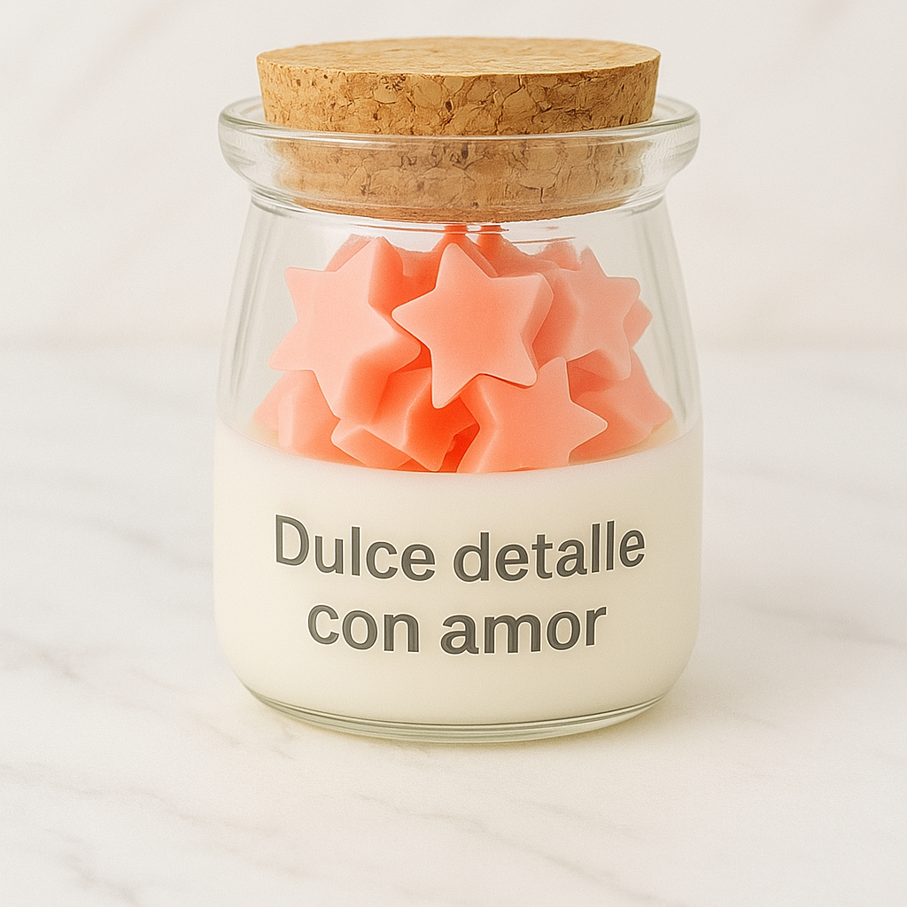 ✨Frasco con Estrellas Primera Comunión – $65.55 c/u desde 25 pzas
