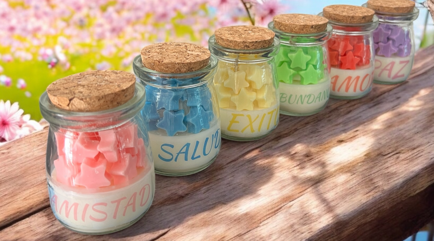 ✨Frasco con Estrellas Recuerdo para tu Evento – $65.55 c/u desde 25 pzas