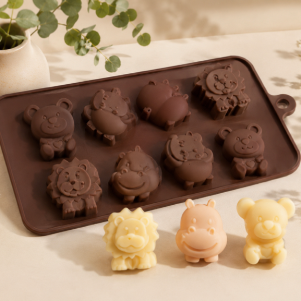 ✨Molde de Silicón Animalitos– Ideal para Velas
