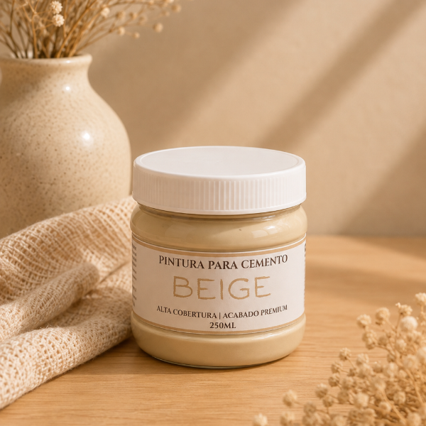 ✨ Pintura Beige para Cemento–Acabado Premium(100ml/250 ml)