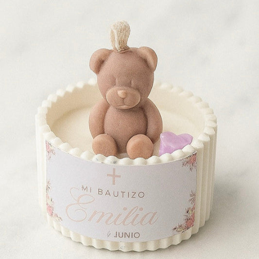 ✨Osito  en Maceta Bautizo – $71.25 c/u desde 25 pzas