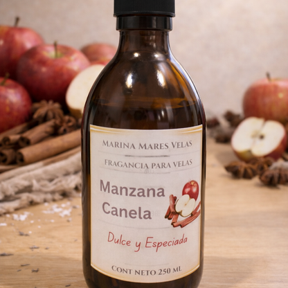 ✨ Fragancia MANZANA CANELA para Velas – Aromas Intensos y Duraderos |  desde $132.00