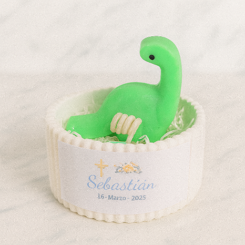 ✨Dinosaurio en Maceta Bautizo – $70.30 c/u desde 25 pzas