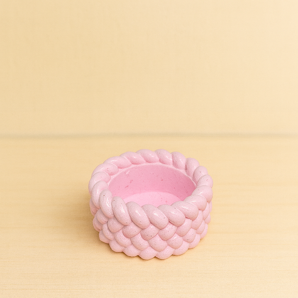 ✨Maceta Crochet de Cemento para Velas––Blanco y Colores Pastel desde  $13.00  (mayoreo +25 pzas)