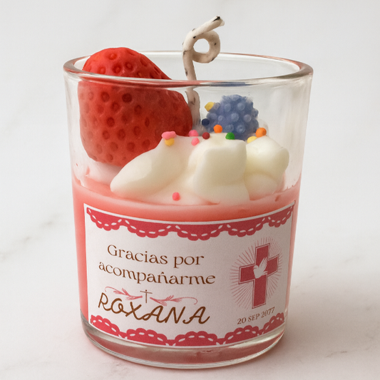 ✨Malteada de Fresa Bautizo – $84.55 c/u desde 25 pzas