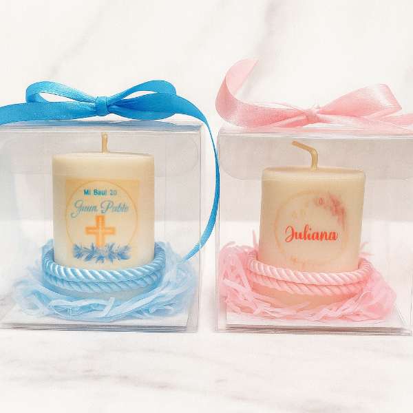 ✨Luz de Fe Bautizo – $74.10 c/u desde 25 pzas