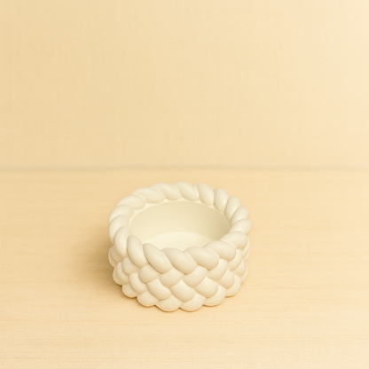 ✨Maceta Crochet de Cemento para Velas––Blanco y Colores Pastel desde  $13.00  (mayoreo +25 pzas)