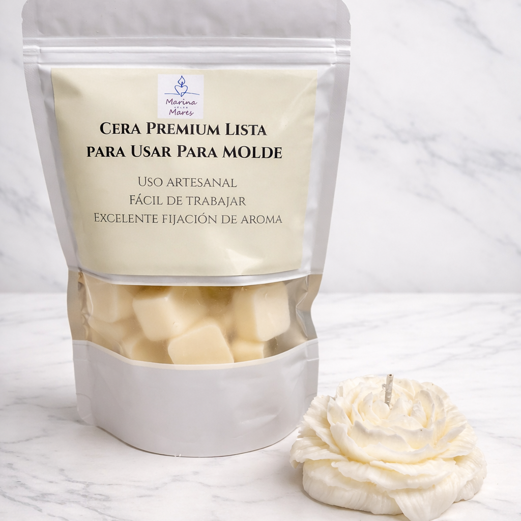 ✨ Cera Premium Lista para MOLDE – Ideal para Velas de molde ,Waxmelts y figuras decorativas