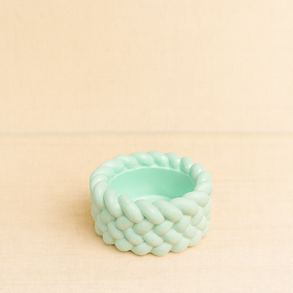 ✨Maceta Crochet de Cemento para Velas––Blanco y Colores Pastel desde  $13.00  (mayoreo +25 pzas)