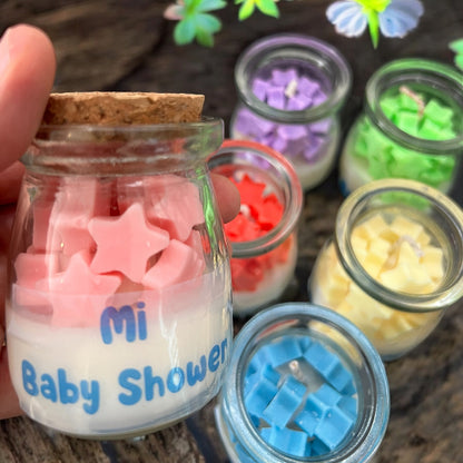 ✨Frasco con Estrellas Baby Shower – $71.25  c/u desde 25 pzas