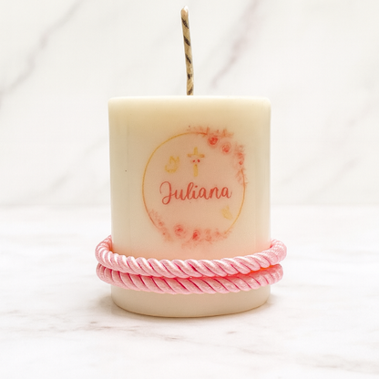 ✨Luz de Fe Bautizo – $74.10 c/u desde 25 pzas