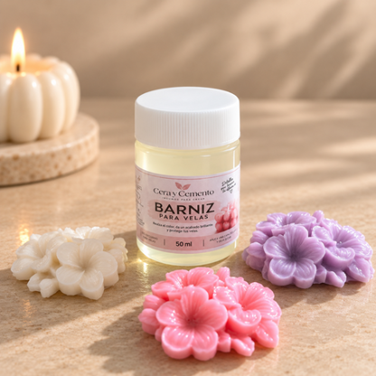 ✨ Barniz para Velas – 50 ml Ideal para dar brillo y realzar el acabado de tus velas.
