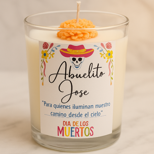 ✨Luz de Recuerdo ..Día de Muertos– $109.25 c/u desde 25 pzas