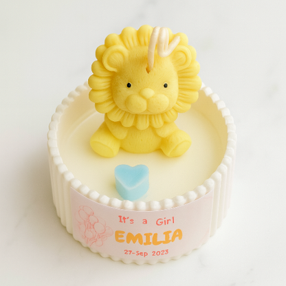 ✨Leoncito en Maceta  Baby Shower– $74.10 c/u desde 25 pzas