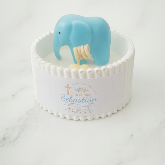 ✨Elefante en Maceta Bautizo– $70.30 c/u desde 25 pzas