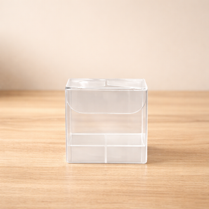 ✨Paquete 25 Cajas de Acetato Transparente 8×8×8 cm $260.00