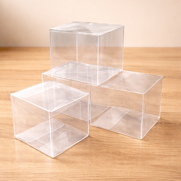 ✨Paquete 25 Cajas de Acetato Transparente 8×8×8 cm $260.00