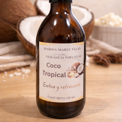 ✨ Fragancia COCO TROPICAL para Velas – Aromas Intensos y Duraderos |  desde $159.00