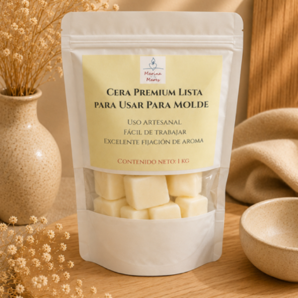 ✨ Cera Premium Lista para MOLDE – Ideal para Velas de molde ,Waxmelts y figuras decorativas