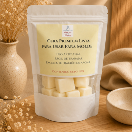 ✨ Cera Premium Lista para MOLDE – Ideal para Velas de molde ,Waxmelts y figuras decorativas