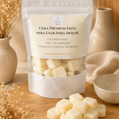 ✨ Cera Premium Lista para MOLDE – Ideal para Velas de molde ,Waxmelts y figuras decorativas