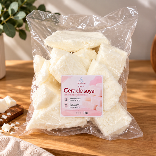 ✨ Cera de Soya  - Punto de Fusión Medio-Ideal para Velas