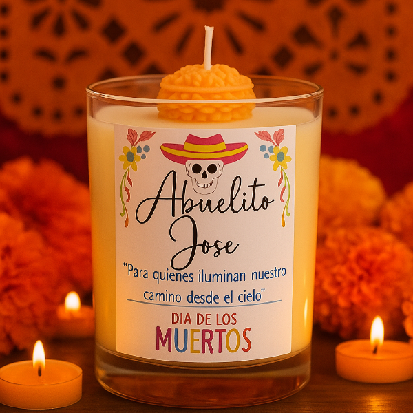 ✨Luz de Recuerdo ..Día de Muertos– $109.25 c/u desde 25 pzas