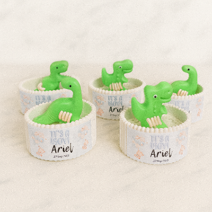 ✨Dinosaurio en Maceta Baby Shower– $70.30 c/u desde 25 pzas