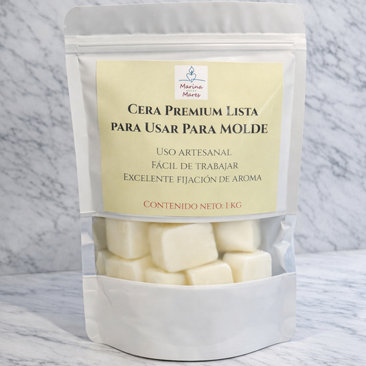 ✨ Cera Premium Lista para MOLDE – Ideal para Velas de molde ,Waxmelts y figuras decorativas
