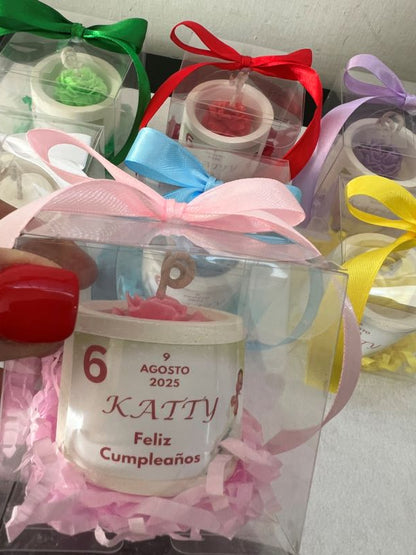 Flor en Maceta de Cemento-Cumpleaños Kids ⭐️⭐️⭐️⭐️⭐️