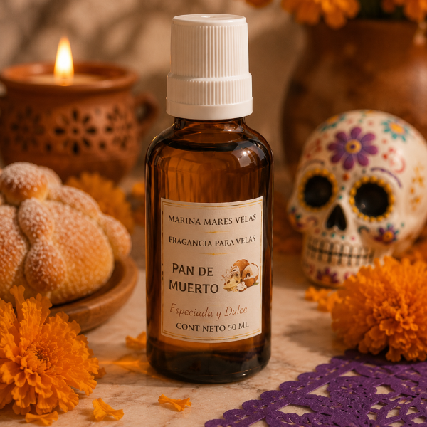 ✨ Fragancia PAN DE MUERTO para Velas – Aromas Intensos y Duraderos | desde $124.00