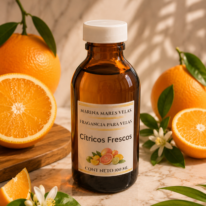 ✨ Fragancia CITRICOS FRESCOS para Velas – Aromas Intensos y Duraderos |  desde $143.00