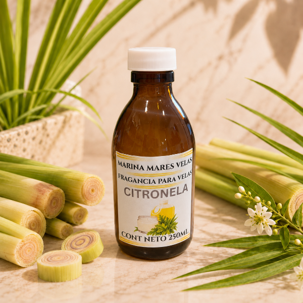 ✨ Fragancia CITRONELA para Velas – Aromas Intensos y Duraderos | desde $119.00