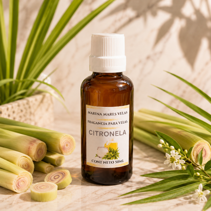 ✨ Fragancia CITRONELA para Velas – Aromas Intensos y Duraderos | desde $119.00