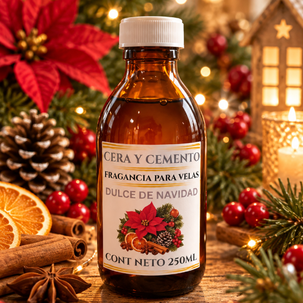 ✨ Fragancia DULCE DE NAVIDAD para Velas – Aroma Especial de Navidad