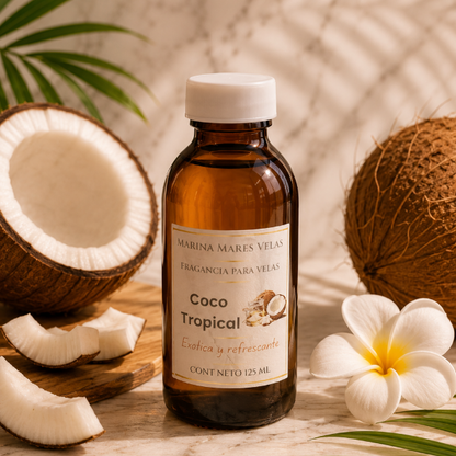 ✨ Fragancia COCO TROPICAL para Velas – Aromas Intensos y Duraderos |  desde $158.00