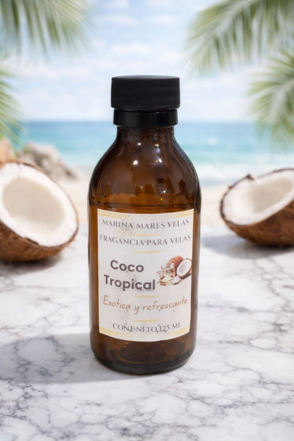 ✨ Fragancia COCO TROPICAL para Velas – Aromas Intensos y Duraderos |  desde $159.00