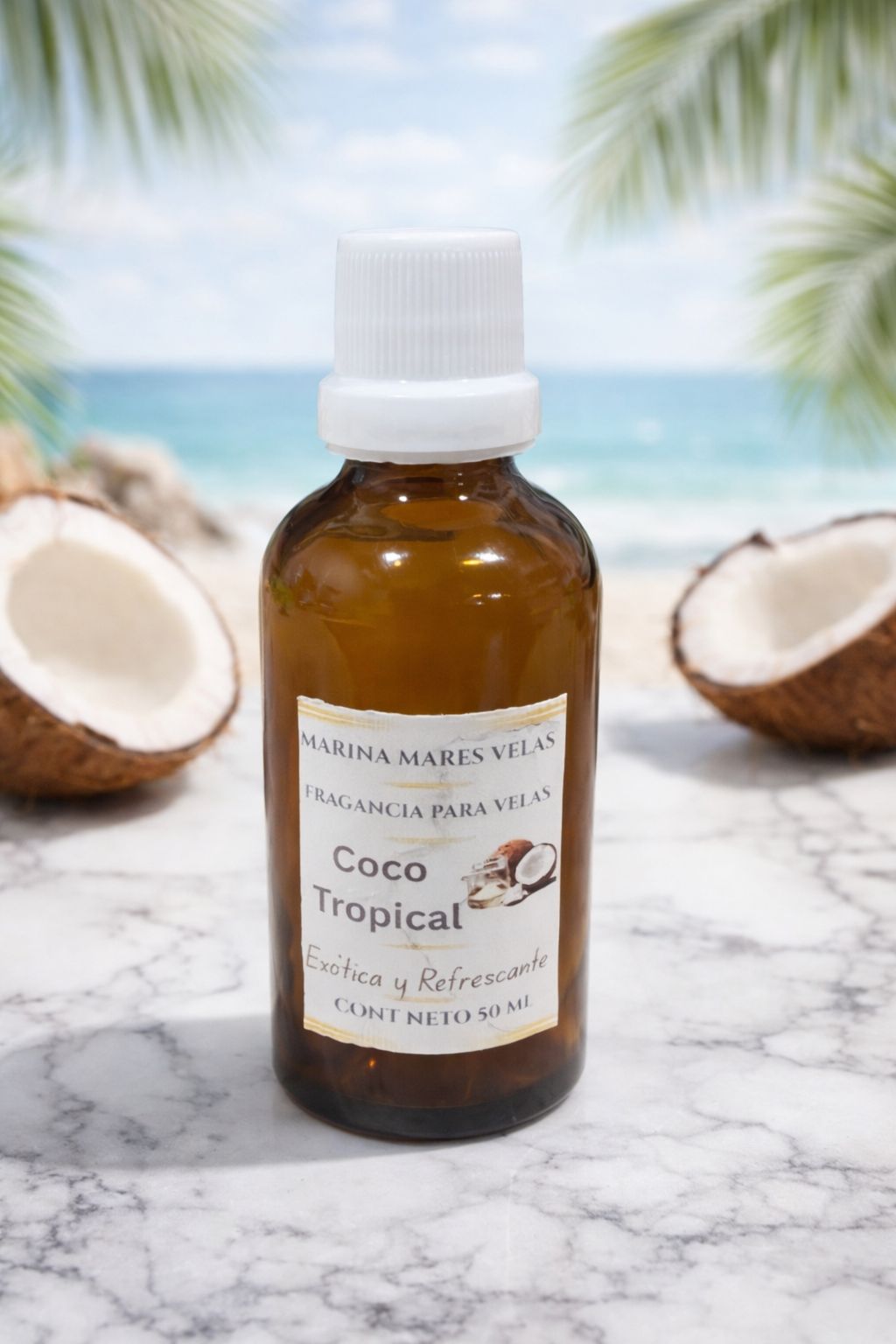 ✨ Fragancia COCO TROPICAL para Velas – Aromas Intensos y Duraderos |  desde $159.00