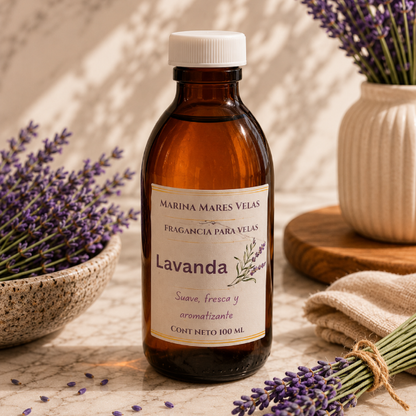 ✨ Fragancia LAVANDA RELAJANTE para Velas – Aromas Intensos y Duraderos |  desde $125.00
