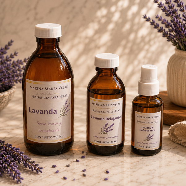 ✨ Fragancia LAVANDA RELAJANTE para Velas – Aromas Intensos y Duraderos |  desde $125.00