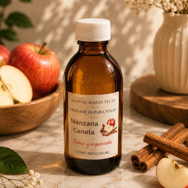 ✨ Fragancia MANZANA CANELA para Velas – Aromas Intensos y Duraderos |  desde $126.00