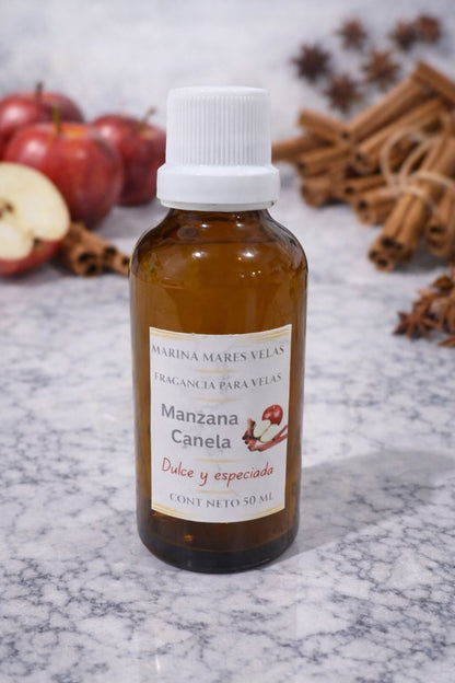 ✨ Fragancia MANZANA CANELA para Velas – Aromas Intensos y Duraderos |  desde $132.00