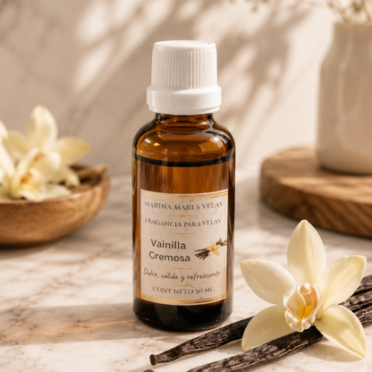 ✨ Fragancia VAINILLA CREMOSO para Velas – Aromas Intensos y Duraderos |  desde $121.00