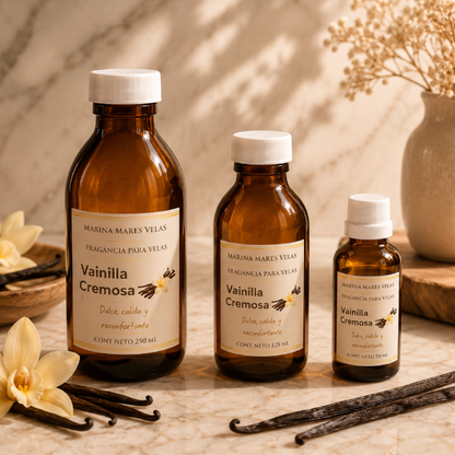 ✨ Fragancia VAINILLA CREMOSO para Velas – Aromas Intensos y Duraderos |  desde $121.00